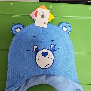 Care Bears Grumpy Bear Beanie with Tassels One Size Fits All